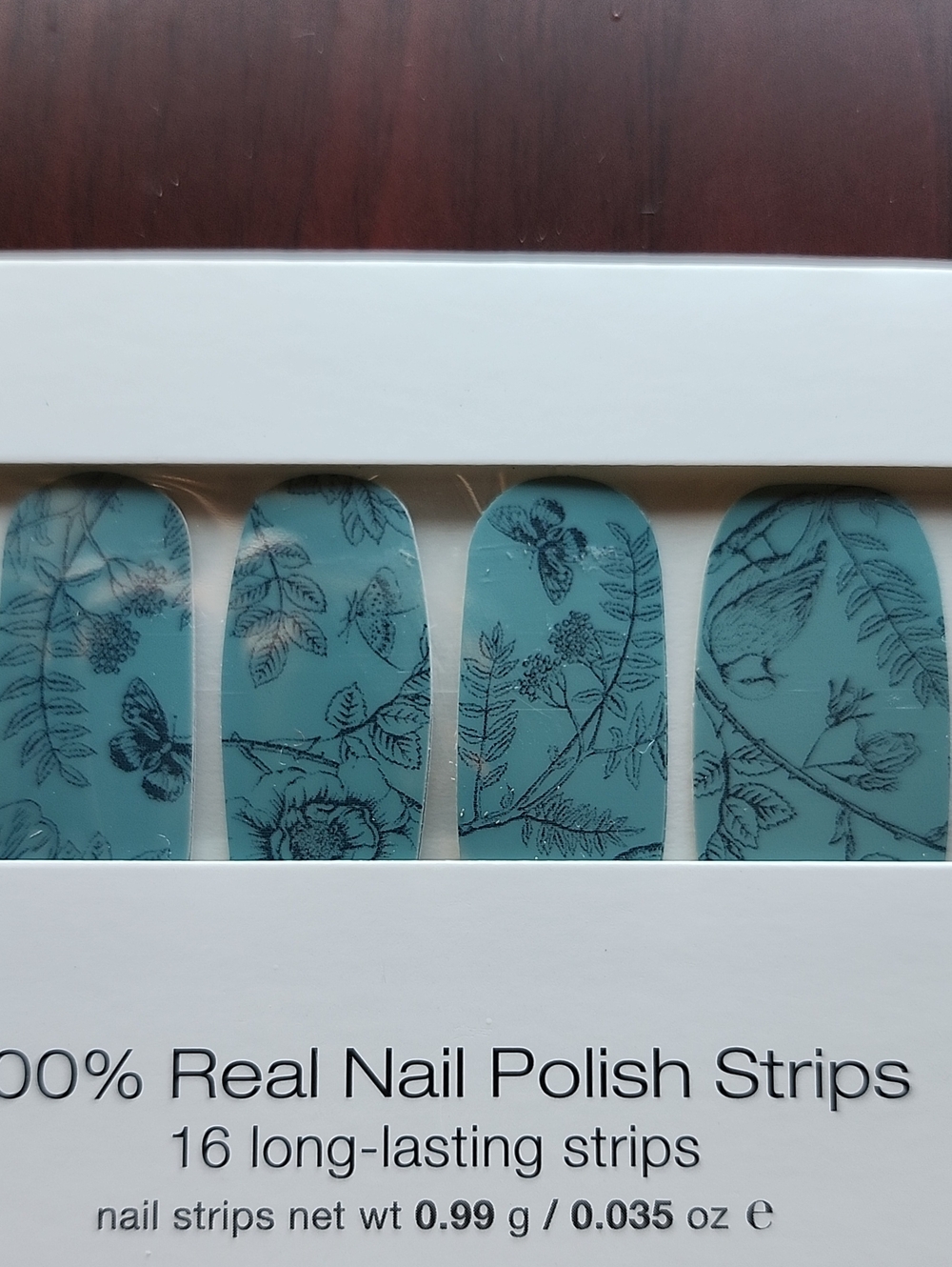 💅B2G1 💅RARE COLOR STREET "VTG PORCELAIN" 100% NAIL POLISH STRIPS ROBIN BLUE